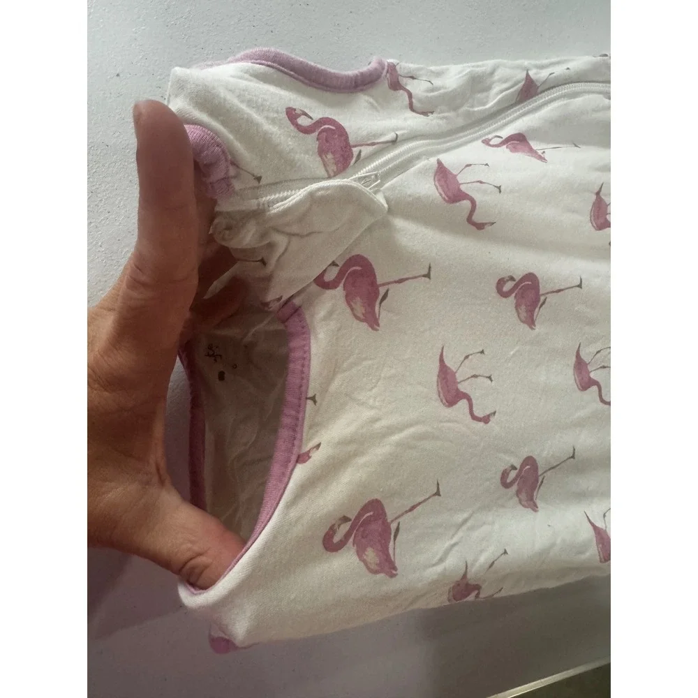 Kyte Baby Flamingo Bamboo Sleep Bag TOG Pink White 18-36 Months Wearable Blanket